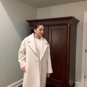 Aritzia Wilfred Cream Trench Coat